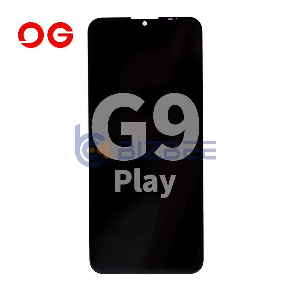OG Display Assembly For Motorola G9 Play (OEM Material) (Black)