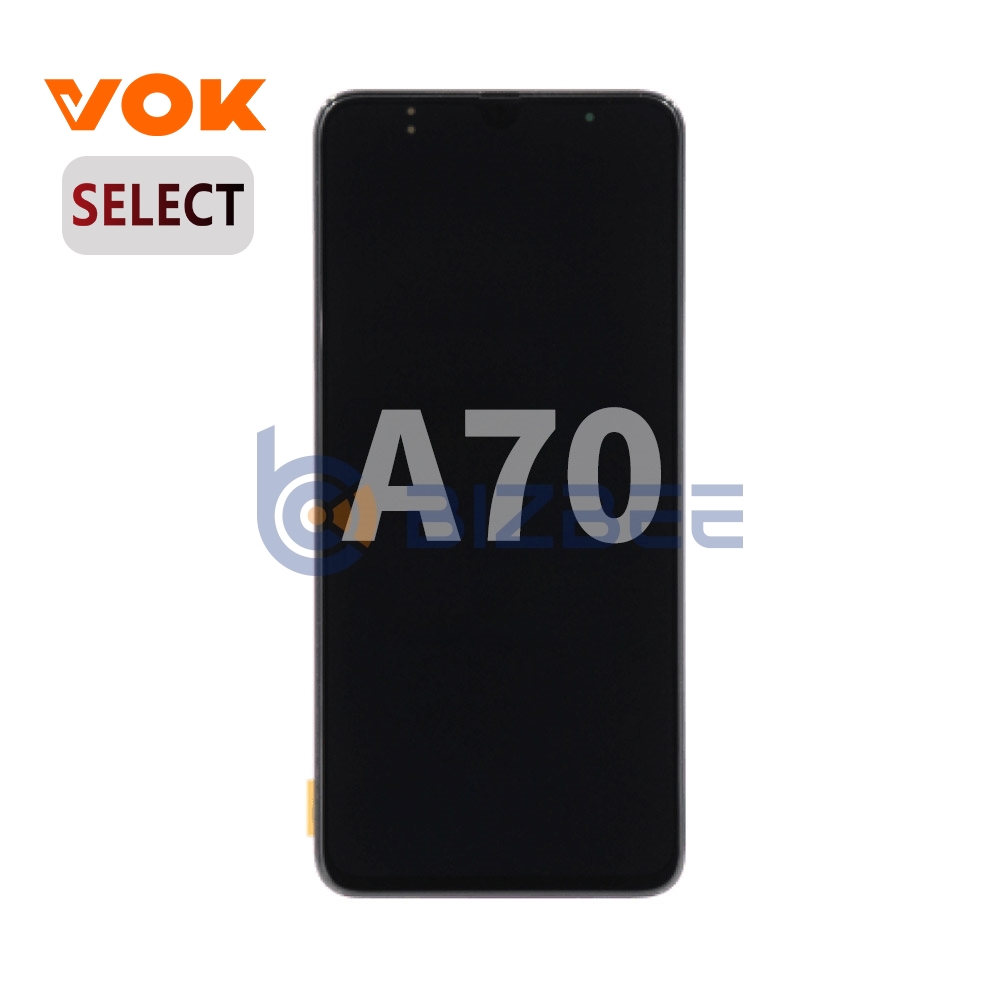 VOK OLED  Assembly With Frame For Samsung A70 (A705) (Select) (Black)