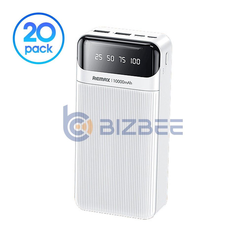 REMAX RPP-103 30000mAh 10W Power Bank With Cable (20 pcs/CTN) (White)