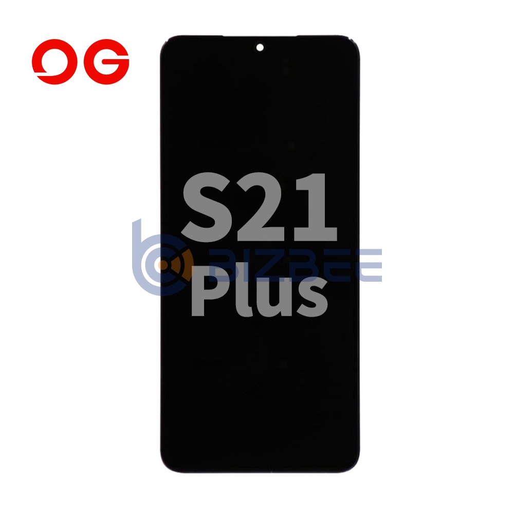 OG Display Assembly For Samsung S21 Plus (G991) (Refurbished) (Black)