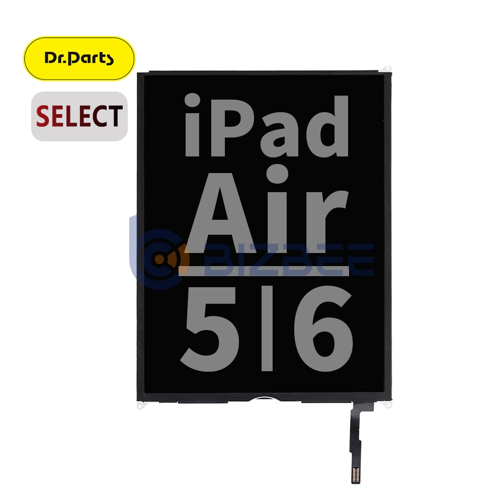 Dr.Parts LCD Screen For iPad Air/5/6 (A1474/A1475/A1822/A1823/A1954/A1893) (Select) (Black)