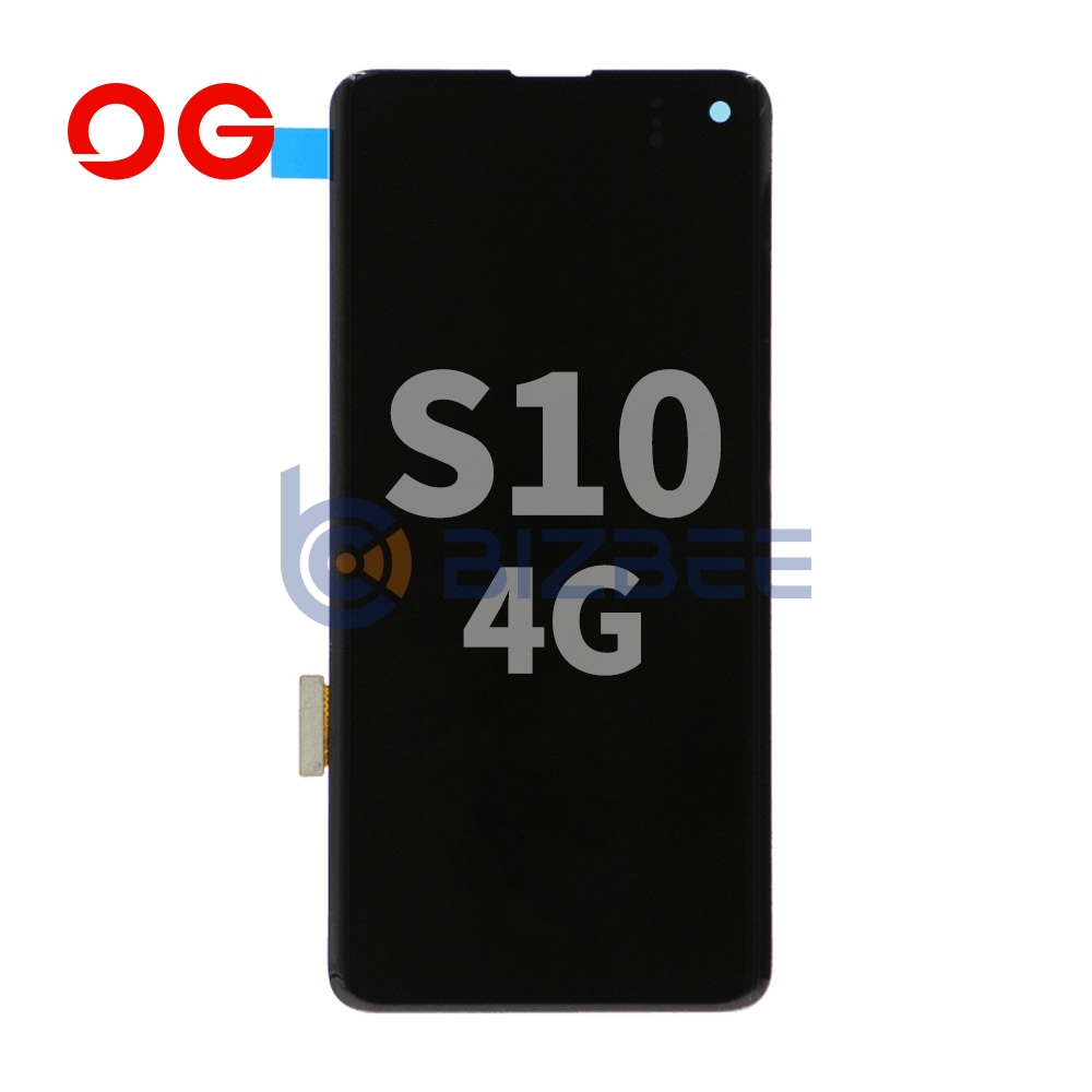 OG Display Assembly For Samsung S10 4G (G973) (Refurbished) (Black)