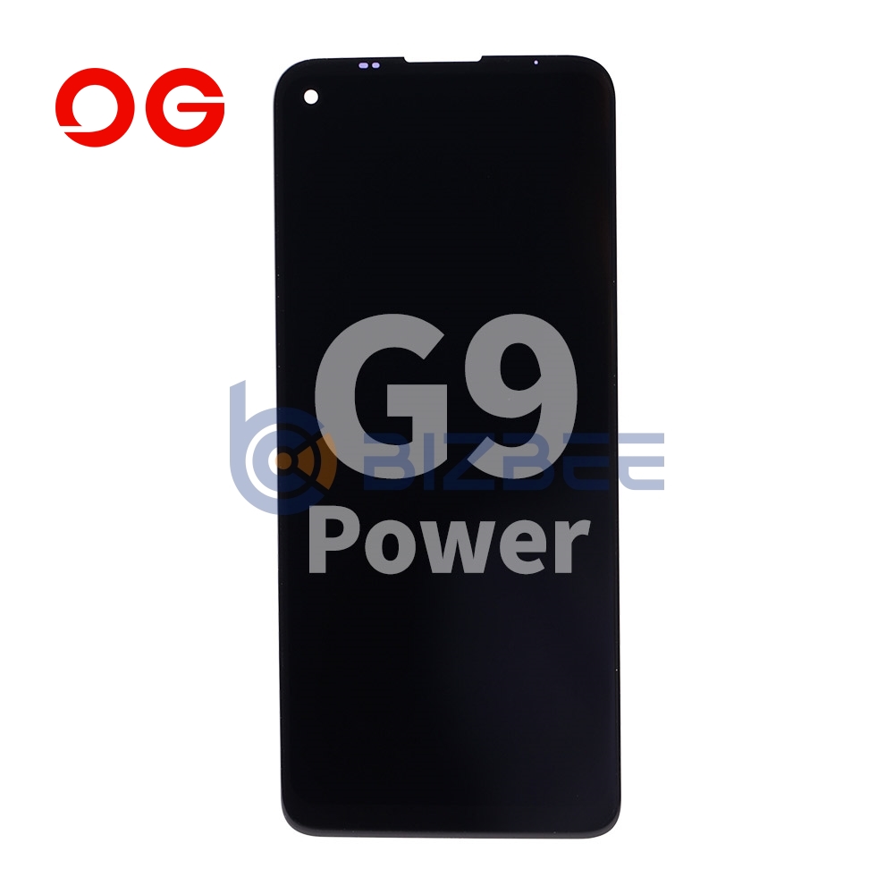 OG Display Assembly For Motorola G9 Power (XT2091-3) (OEM Material) (Black)