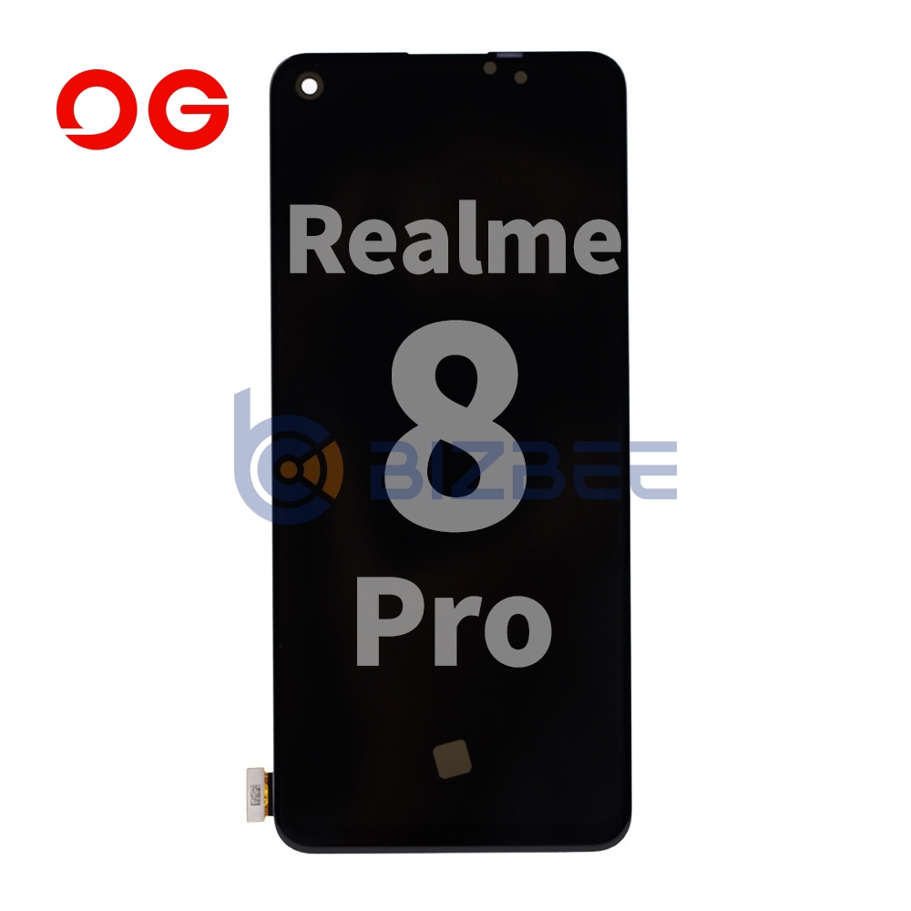 OG Display Assembly For Realme 8 Pro (Refurbished) (Black)