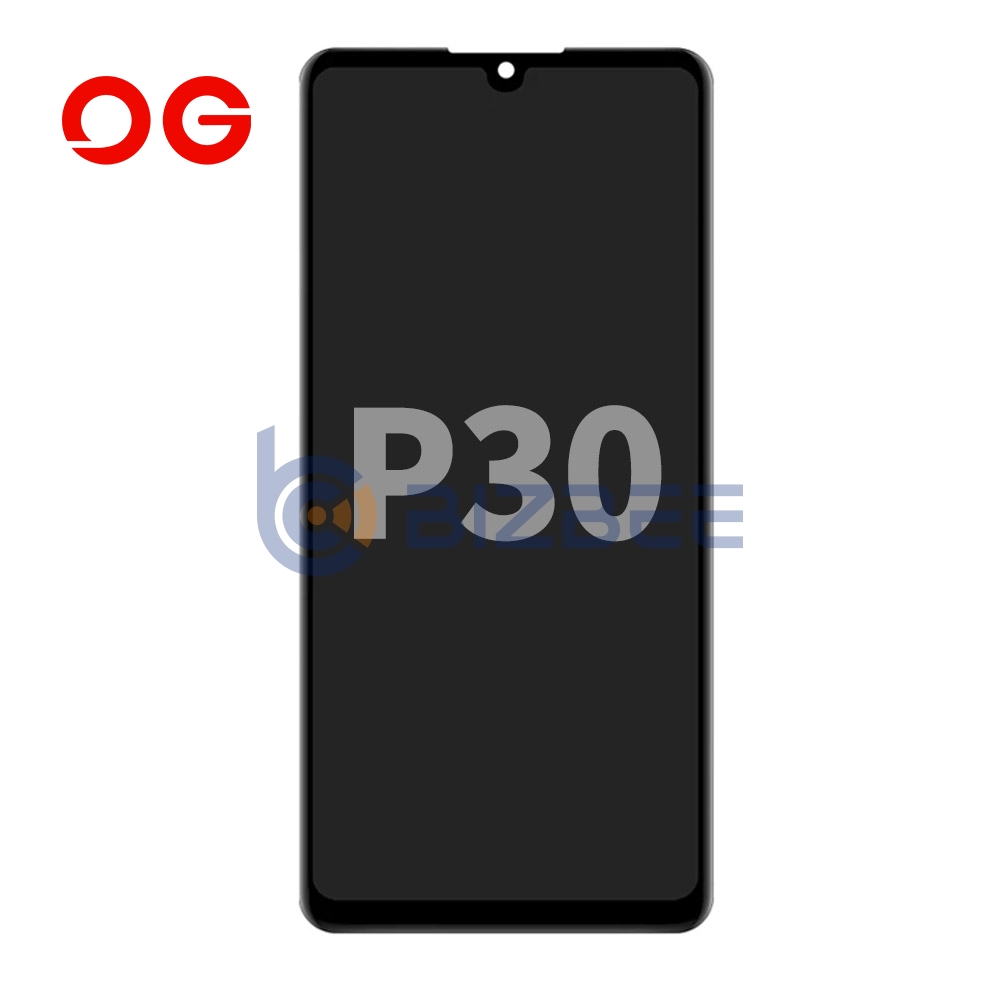 OG Display Assembly For Huawei P30 (OEM Material) (Black)