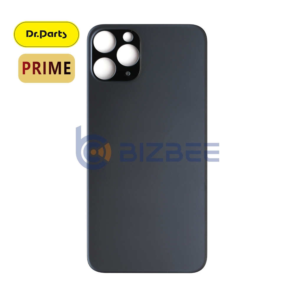 Dr.Parts Back Cover Glass With Big Camera Hole Without Adhesive And Logo For iPhone 11 Pro (Prime) (Space Gray )