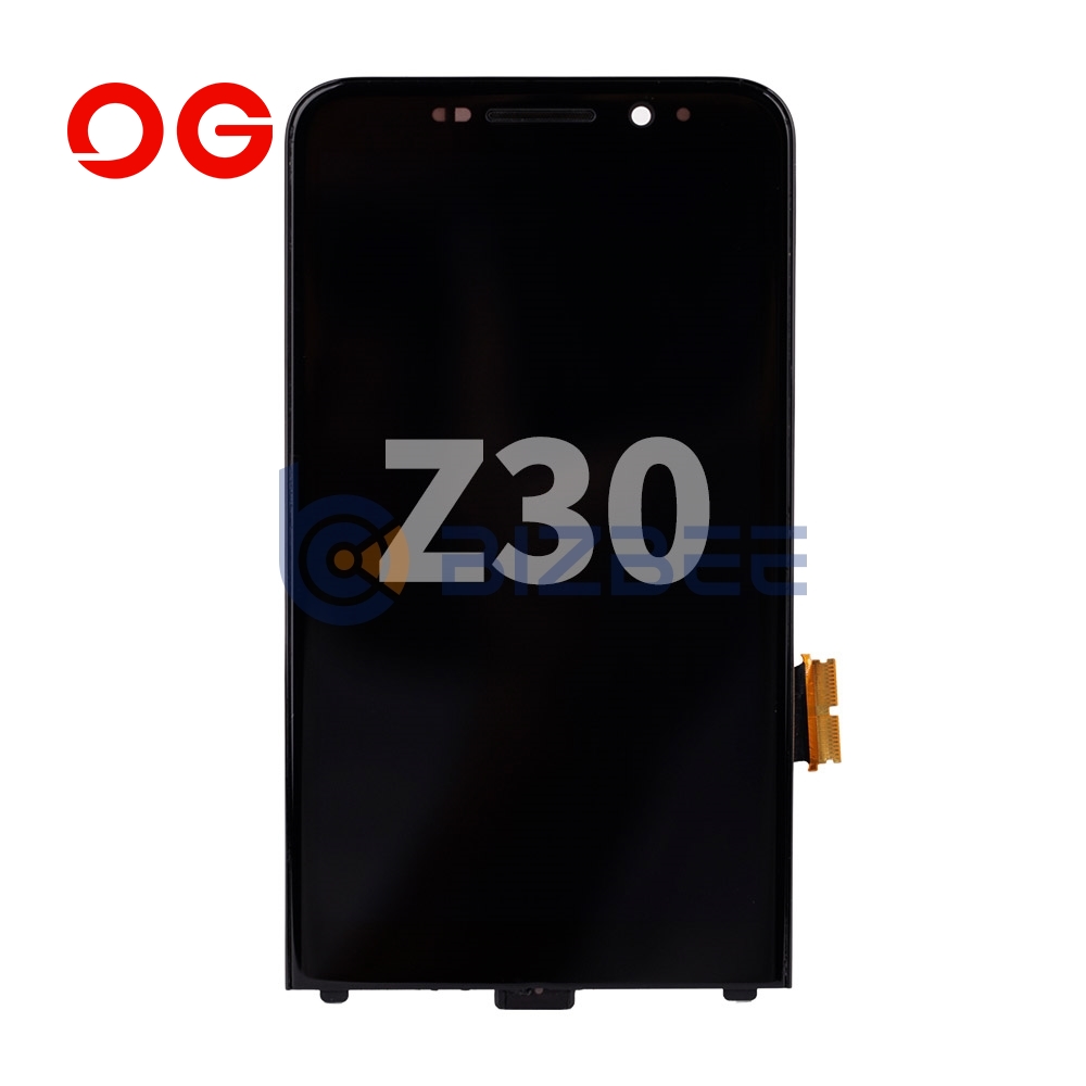 OG Display Assembly With Frame For BlackBerry Z30 (4G) (OEM Material) (Black)