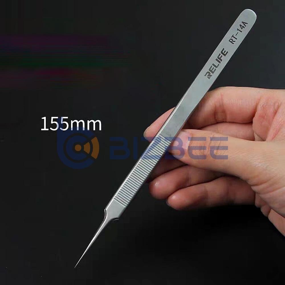 SUNSHINE RT-14A Stainless Steel Extended Straight Tweezers