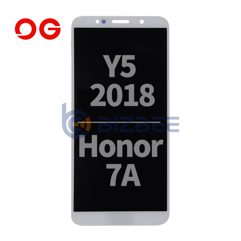 OG Display Assembly With Frame For Huawei Y5 2018/Honor 7A (OEM Material) (White)
