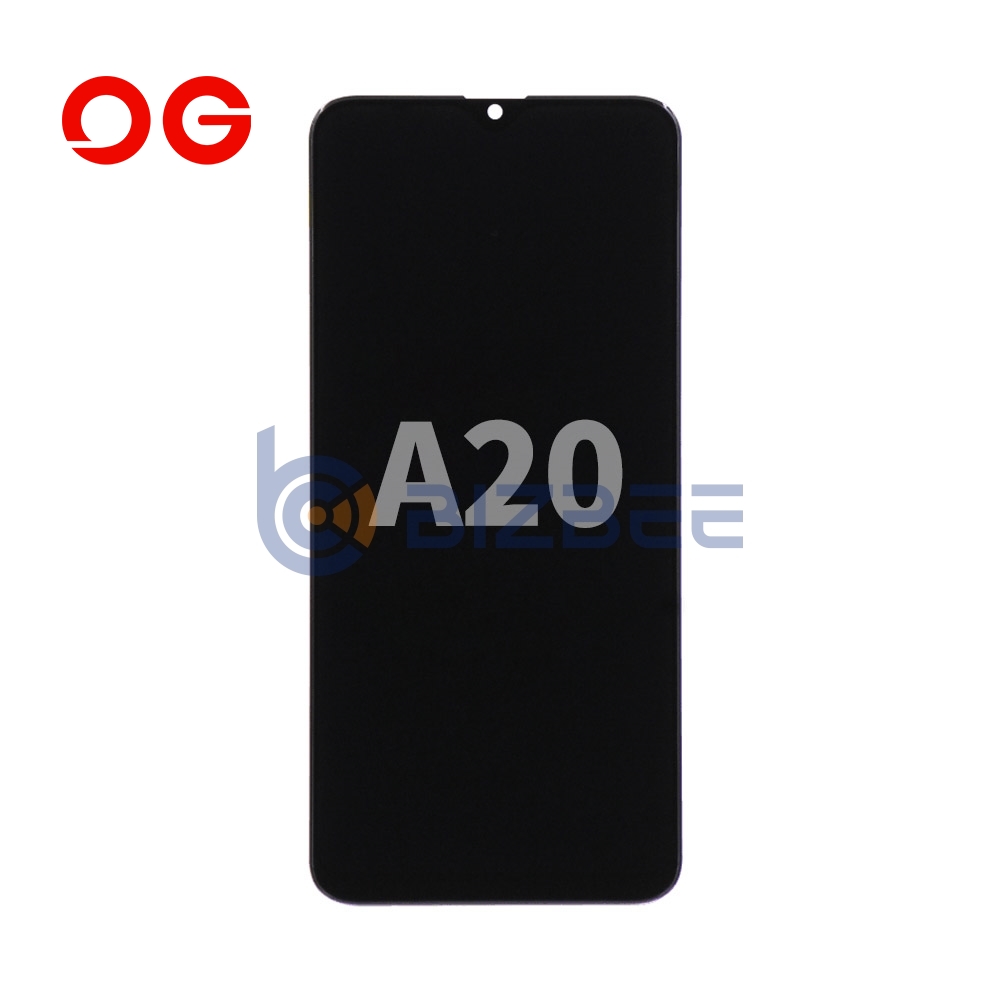 OG Display Assembly For Samsung A20 (A205) (Refurbished) (Black)