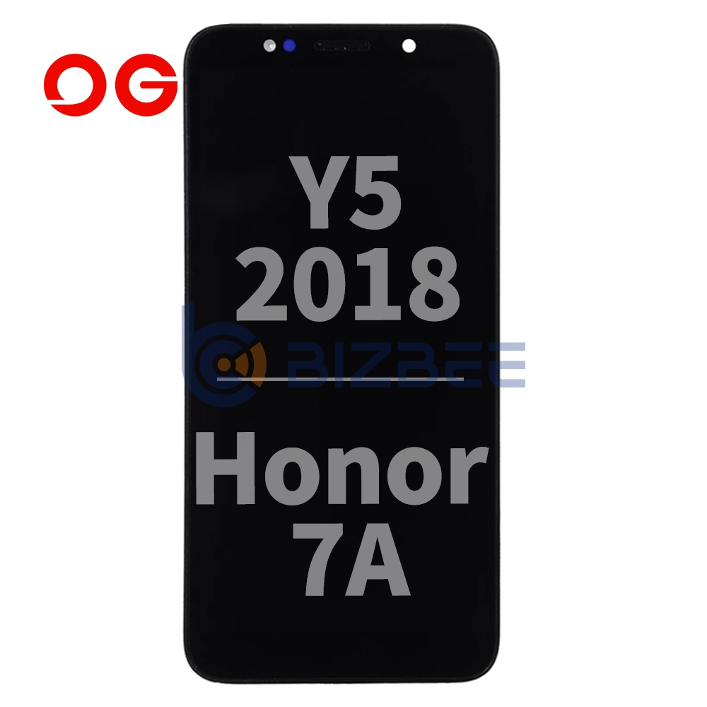 OG Display Assembly With Frame For Huawei Y5 2018/Honor 7A (OEM Material) (Black)
