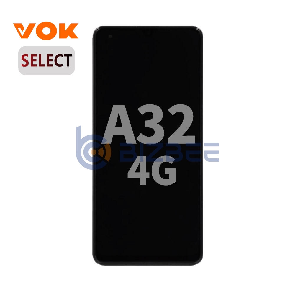 VOK OLED  Assembly With Frame For Samsung A32 4G (A325) (Select) (Black)