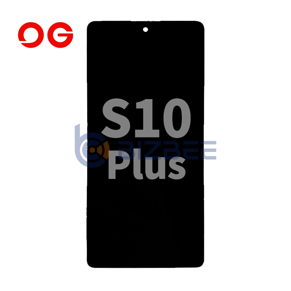 OG Display Assembly For Samsung S10 Plus (G975) (Refurbished) (Black)