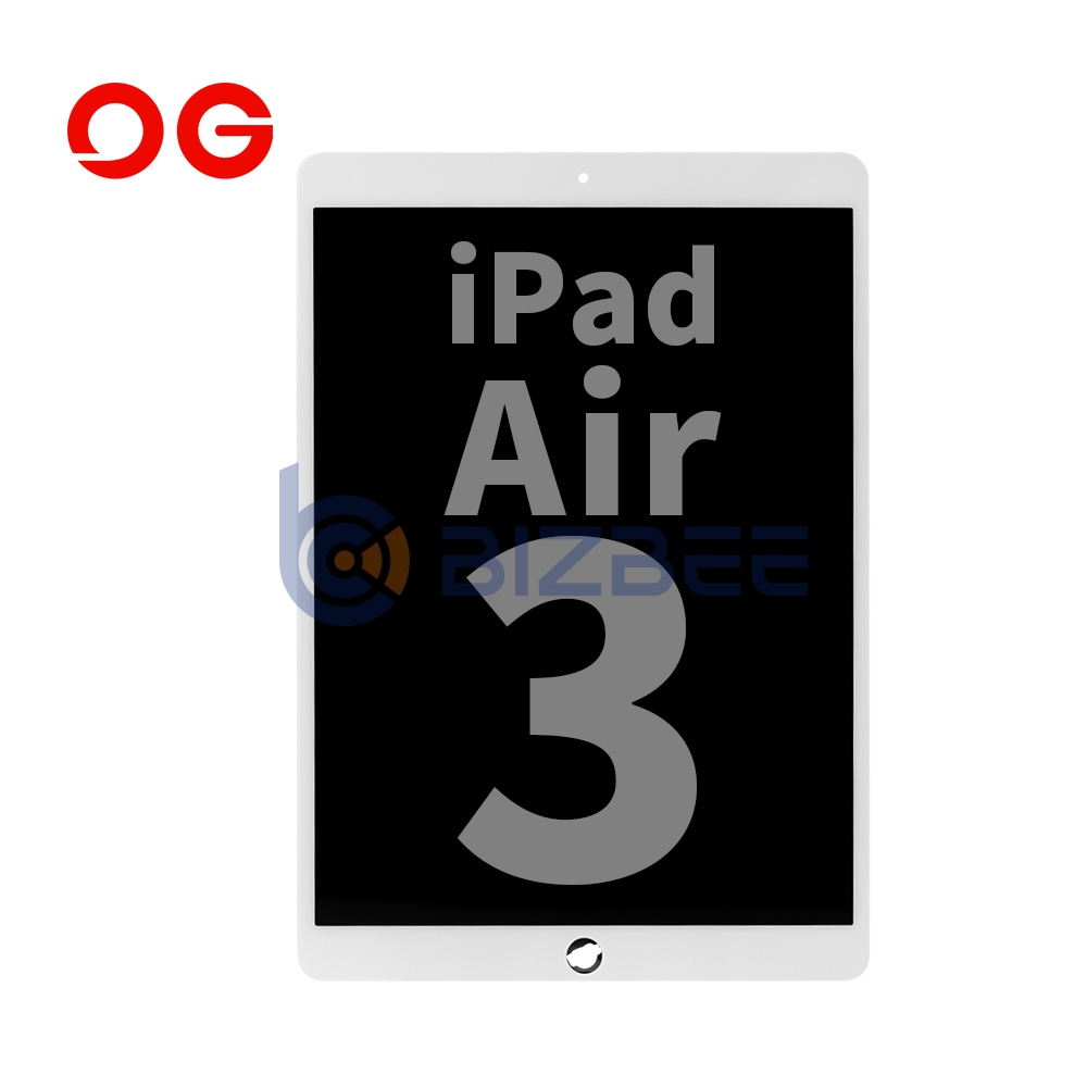 OG Display Assembly For iPad Air 3 2019 (A2152/A2123/A2153/A2154) (OEM Material) (White)