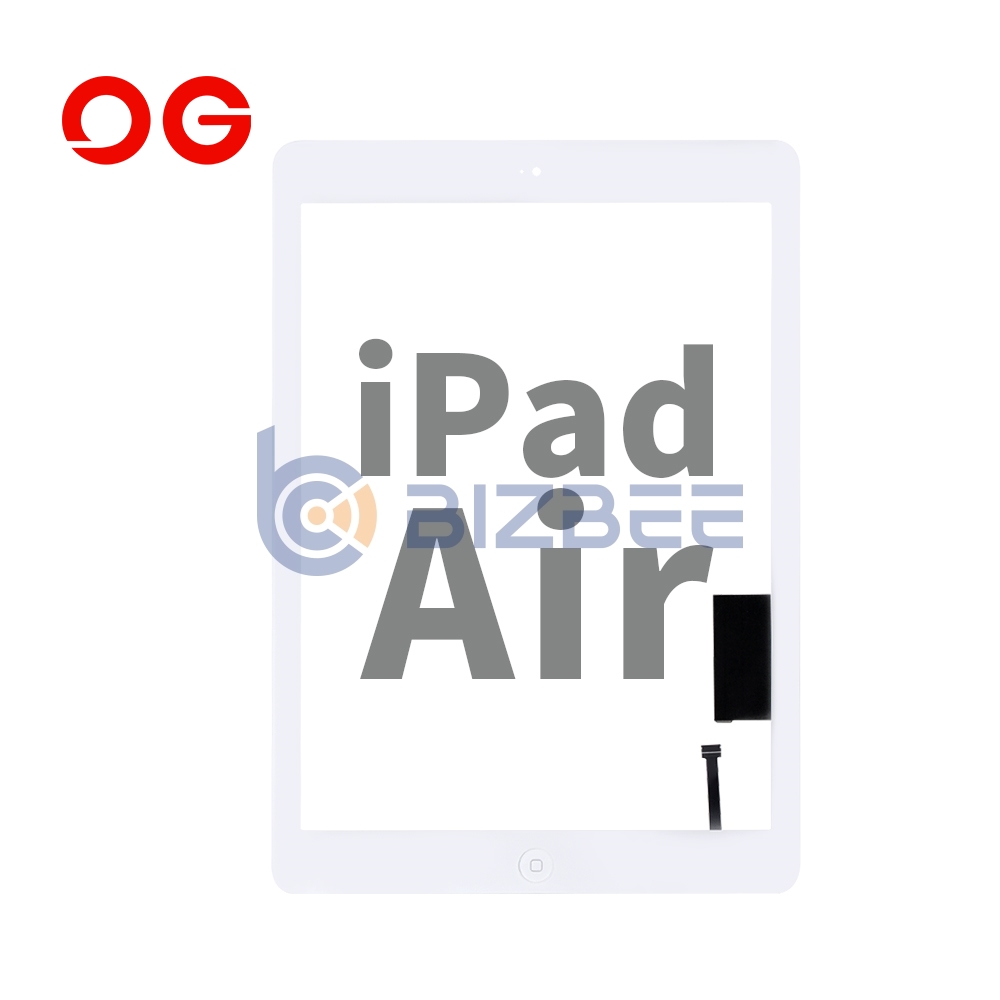 OG Touch Digitizer Assembly  With Tesa Tape For iPad Air (A1474/A1475) (OEM Material) (White)