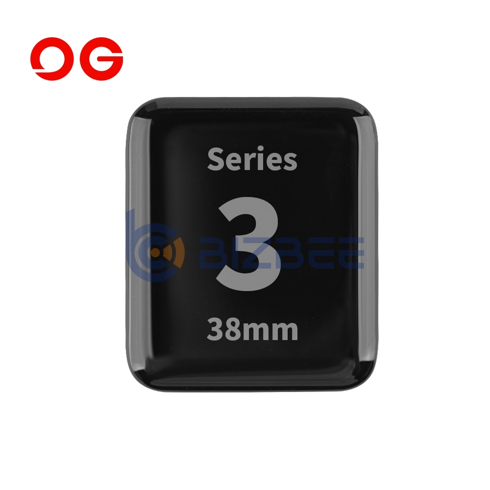 OG Display Assembly For iWatch Series 3 38mm (GPS) (OEM Pulled) (Black)