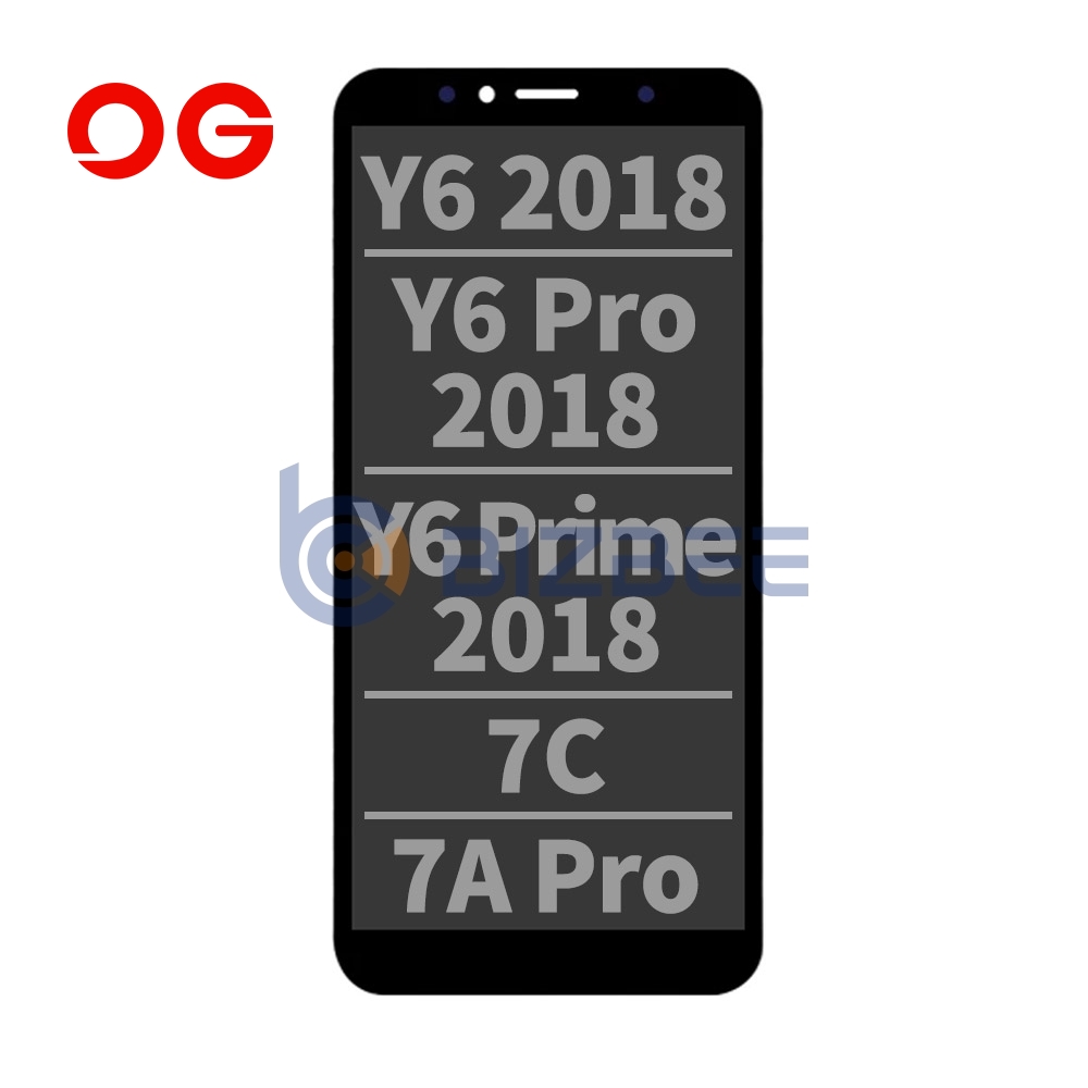 OG Display Assembly For Huawei Y6 2018/Y6 Pro 2018/Y6 Prime 2018/7C/7A Pro (OEM Material) (Black)