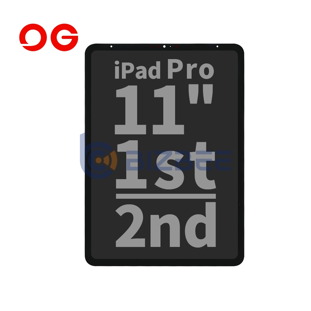 OG Display Assembly For iPad Pro 11" 1st Generation/2nd Generation (A2013/A1934/A1980/A2228/A2068/A2230/A2231) (Refurbished) (Black)