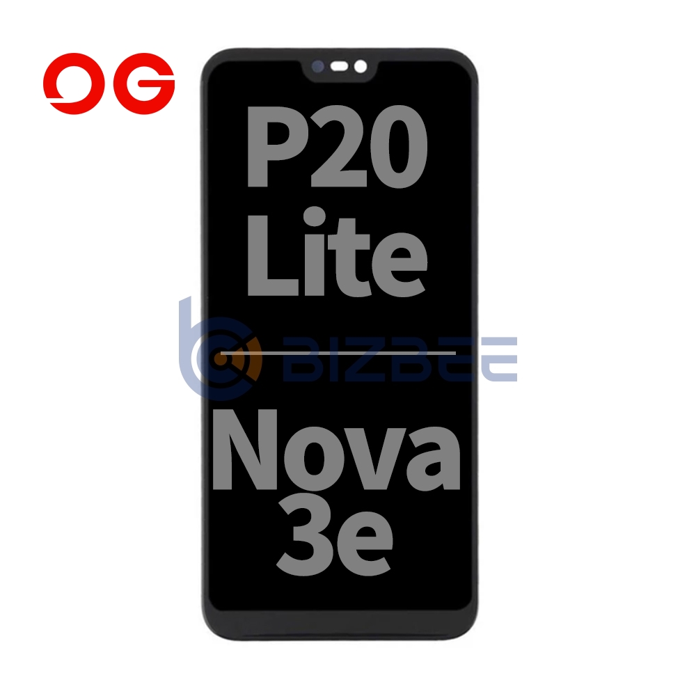 OG Display Assembly For Huawei P20 Lite/Nova 3e (Refurbished) (Black)
