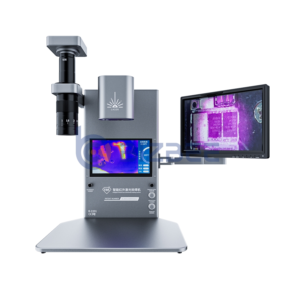 TBK R-2201 CEPC Intelligent Infrared Laser Desoldering Machine With Microscope (UK Plug)
