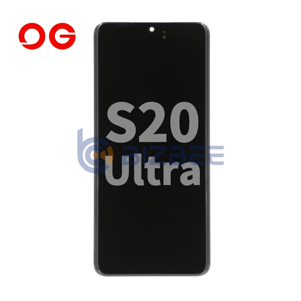 OG Display Assembly For Samsung S20 ultra (G988) (Refurbished) (Black)