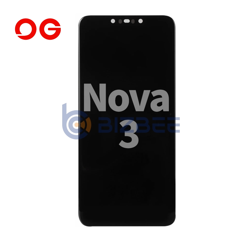 OG Display Assembly For Huawei Nova 3 (Brand New OEM) (Black)