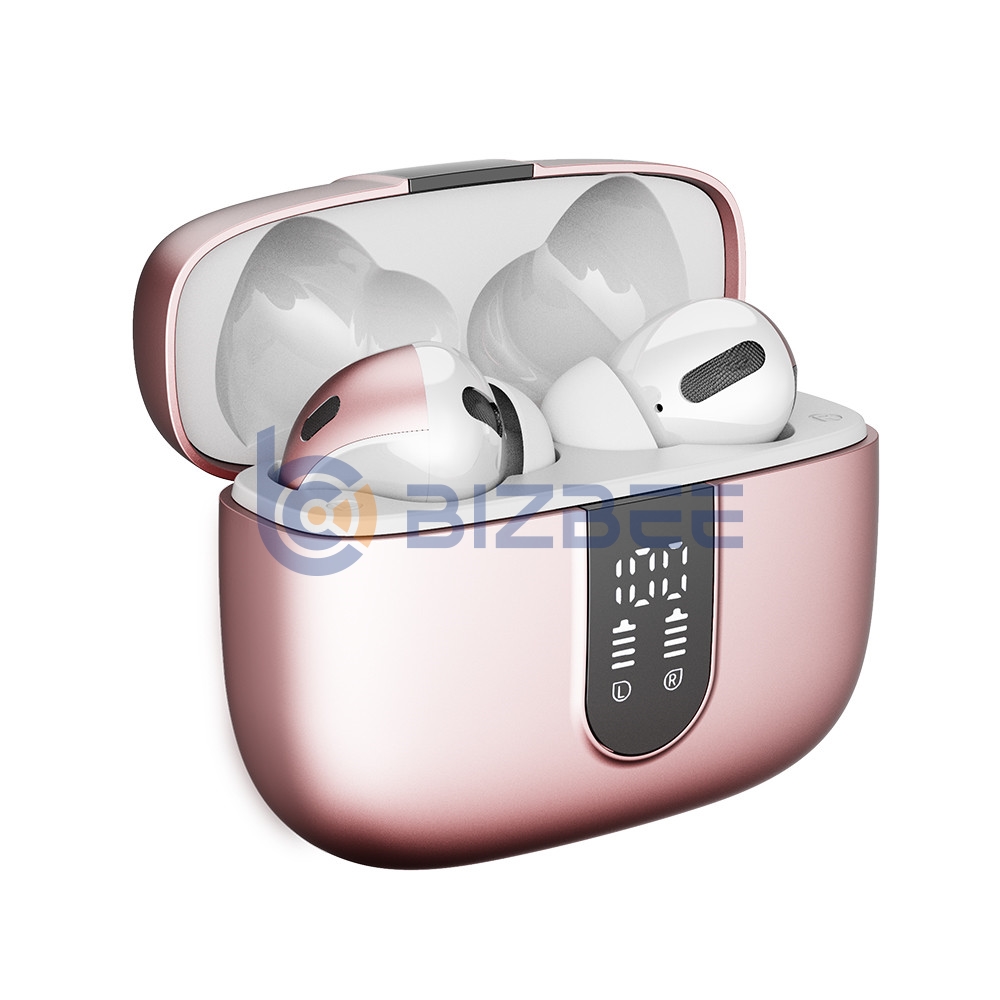 TWS X08 Digital Display Bluetooth Earphones (Pink) (Valentine's Promotion)