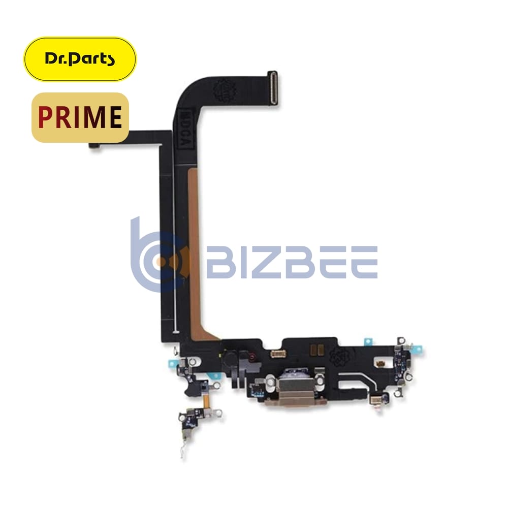 Dr.Parts Charging Port Flex Cable For iPhone 13 Pro Max (Prime) (Gold)