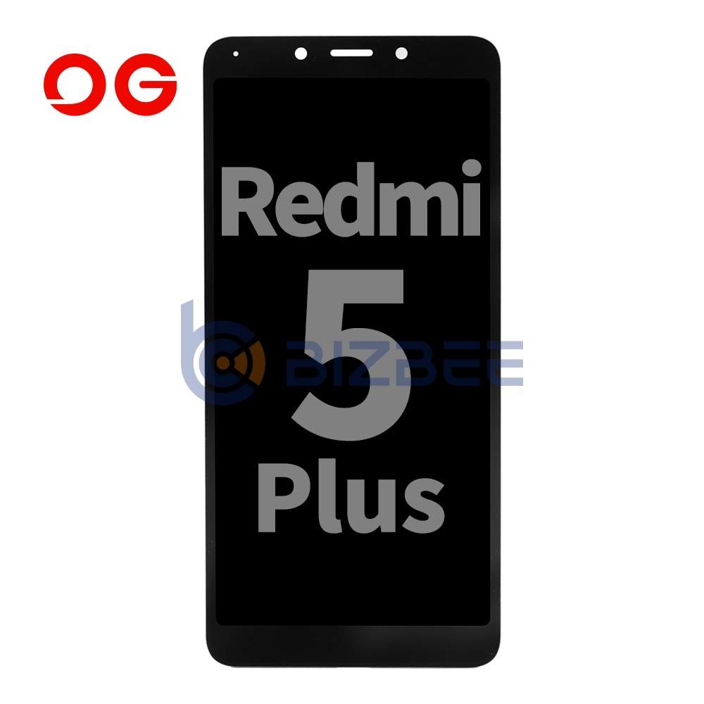 OG Display Assembly With Frame For Xiaomi Redmi 5 Plus (OEM Material) (Black)