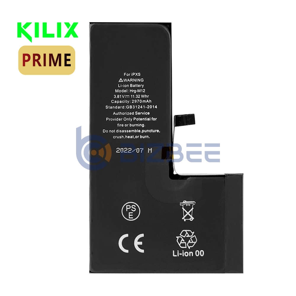 Kilix High Capacity Battery 2970mAh For iPhone XS (Prime)