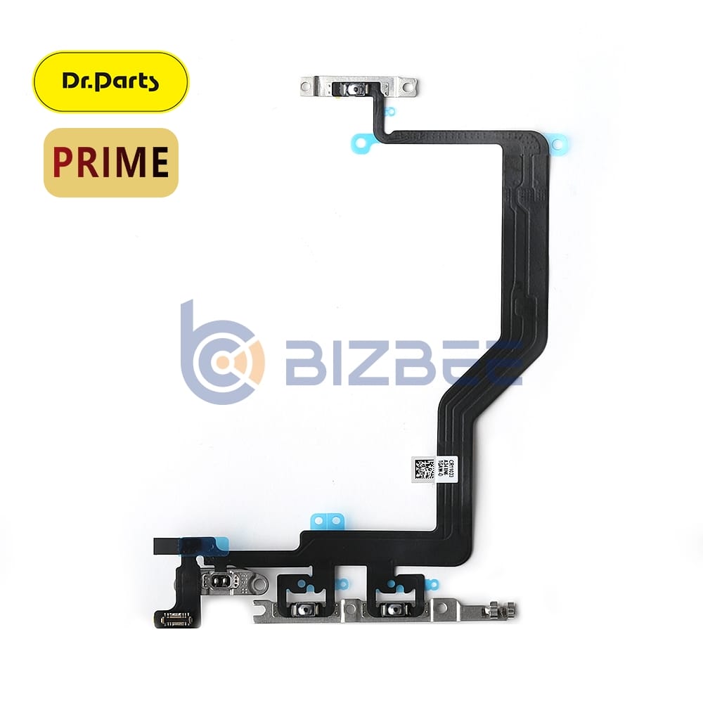 Dr.Parts Power And Volume Button Flex Cable With Wireless Charging Flex Cable For iPhone 12 Pro Max (Prime)