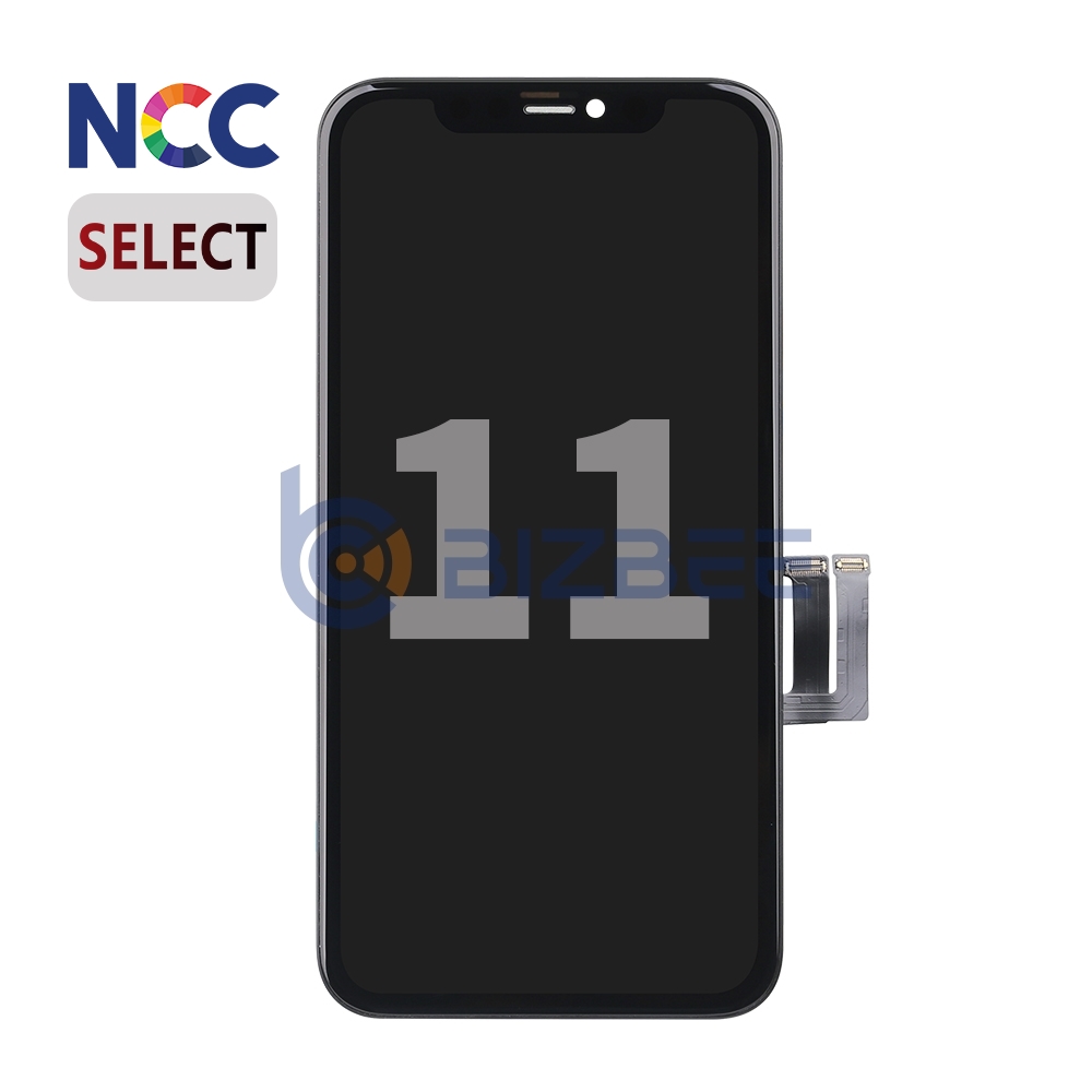 NCC LCD Assembly With Metal Plate For iPhone 11 (Select) (Black) (US Stock)