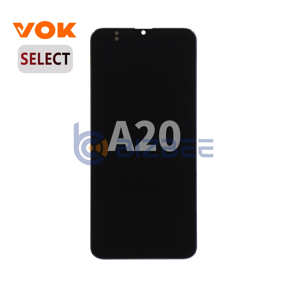 VOK OLED  Assembly For Samsung A20 (A205) (Select) (Black)