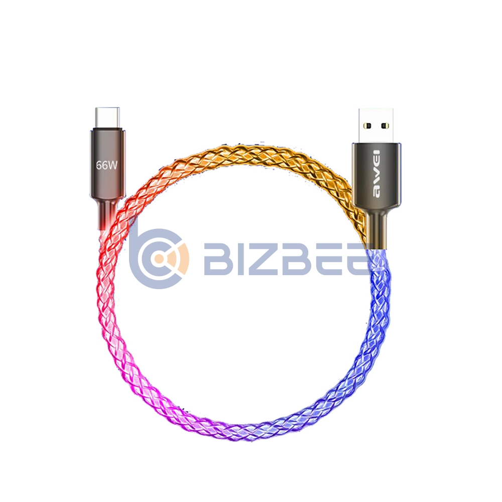 AWEI CL-127T 66W USB-A to Type-C Super Fast Charging Cable