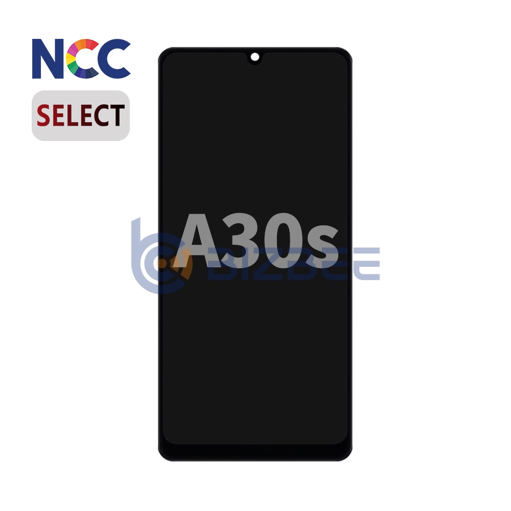 NCC Incell LCD Assembly With Frame For Samsung A30s (A307) (Select) (Black)