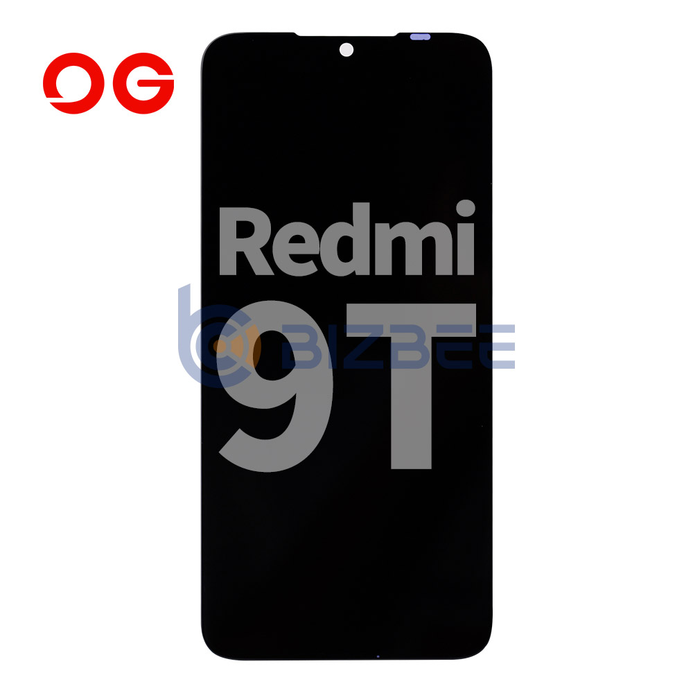 OG Display Assembly With Frame For Xiaomi Redmi 9T (OEM Material) (Carbon Gray)