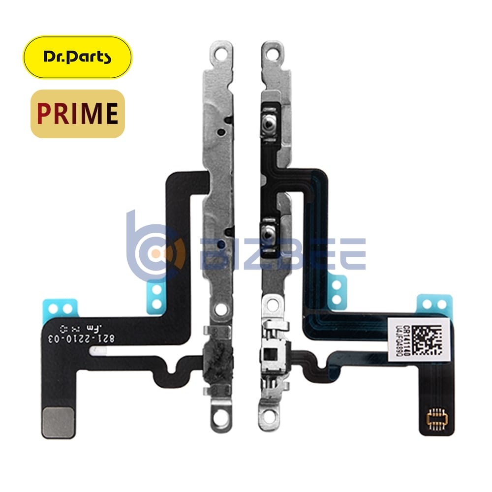 Dr.Parts Volume Button Flex Cable With Metal Bracket For iPhone 6 Plus (Prime)