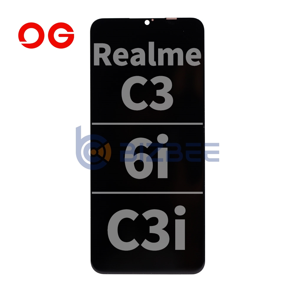OG Display Assembly For Realme C3/6i/C3i (OEM Material) (Black)