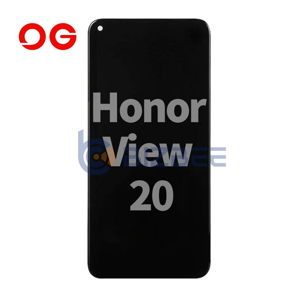 OG Display Assembly With Frame For Huawei Honor View 20 (OEM Material) (Midnight Black)