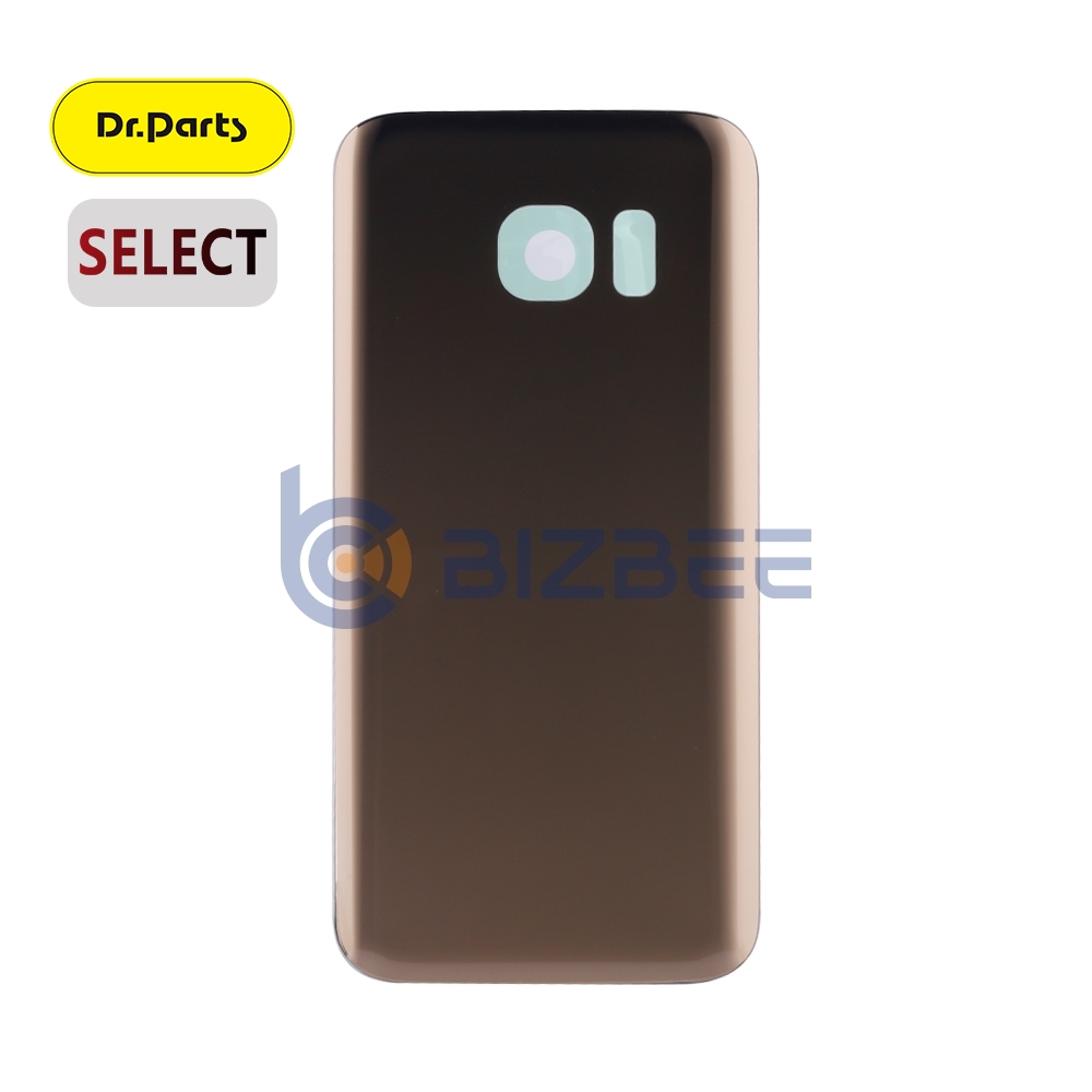 Dr.Parts Back Cover Without Logo For Samsung Galaxy S7 (Select) (Gold )