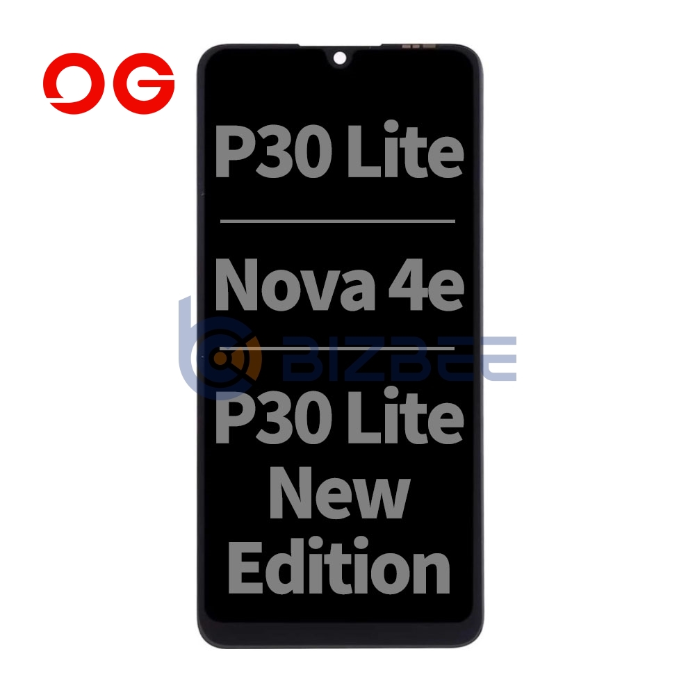 OG Display Assembly For Huawei P30 Lite/Nova 4e/P30 Lite New Edition (Refurbished) (Black)
