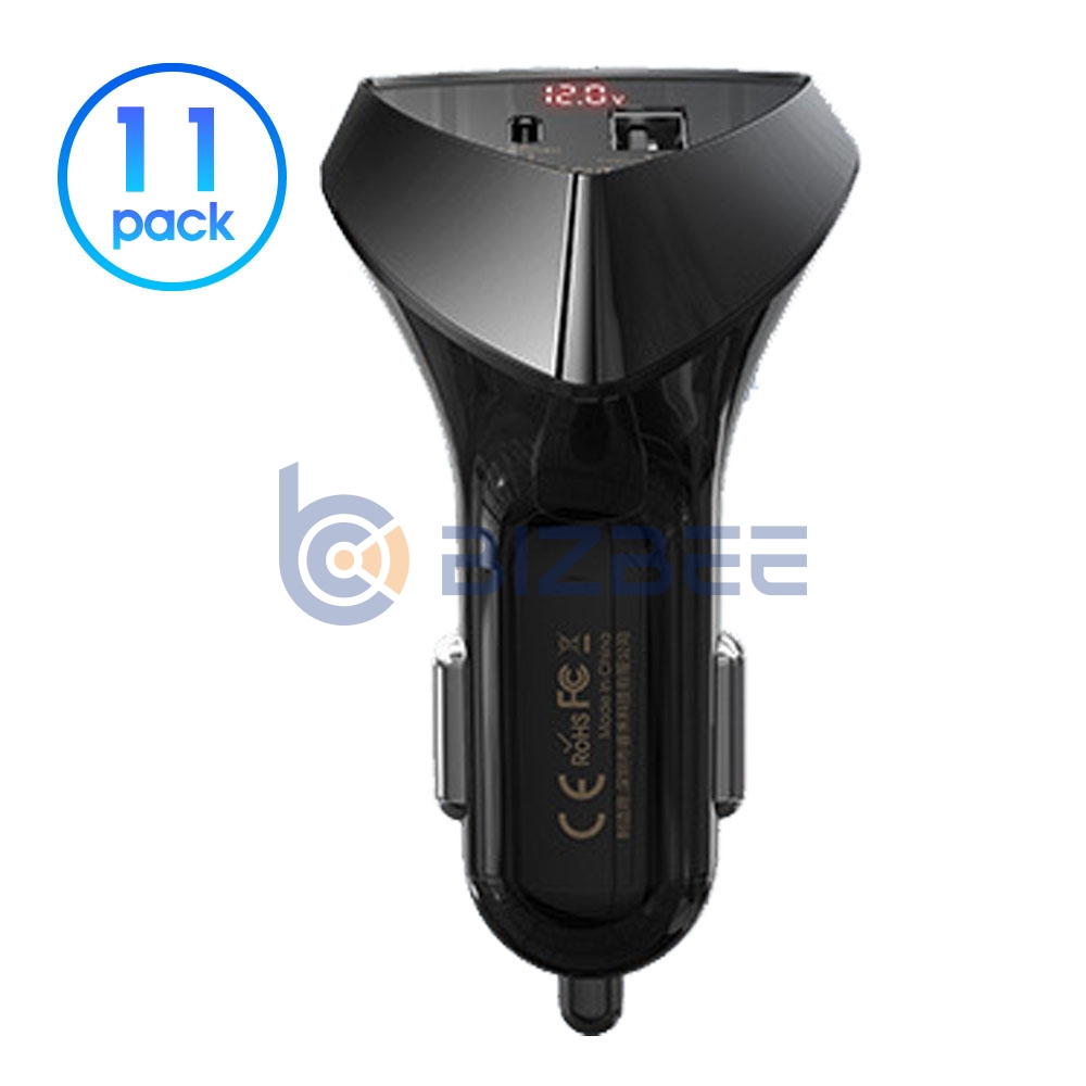 REMAX RCC232 45W PD+QC Car Charger (11 pcs/box) (Black)