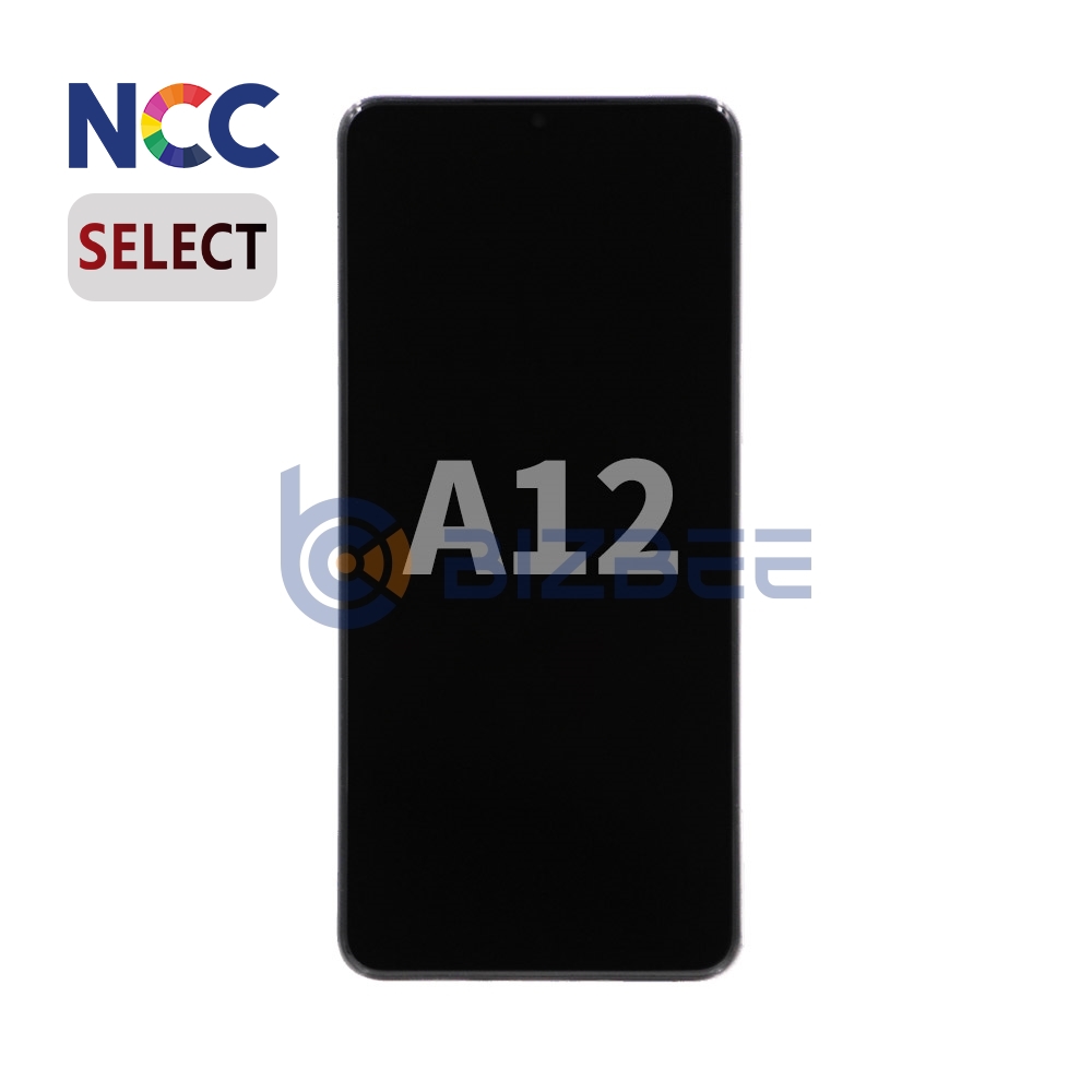 NCC Incell LCD Assembly With Frame For Samsung A12 (A125) (Select) (Black)
