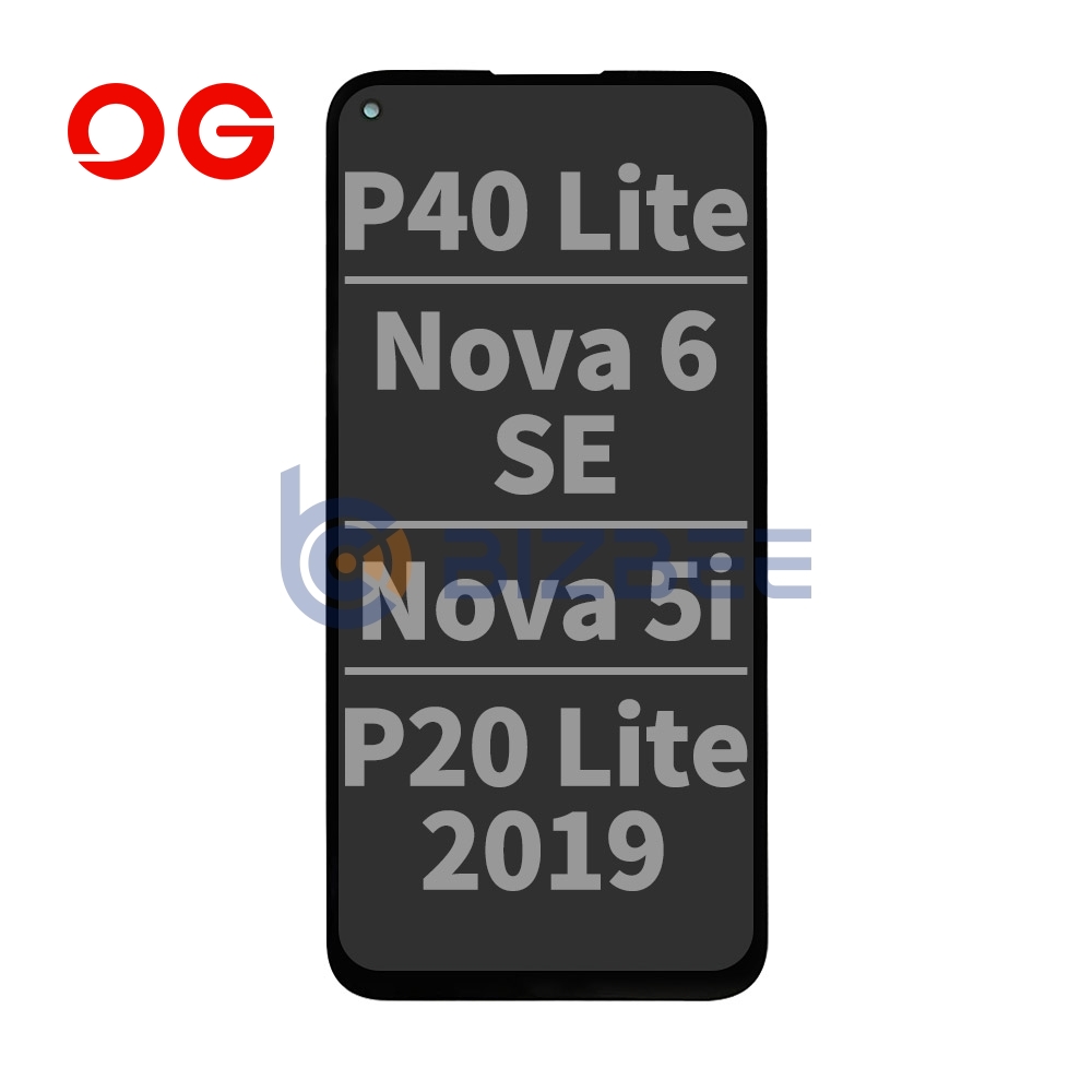 OG Display Assembly For Huawei P40 Lite/Nova 6 SE/Nova 5i/P20 Lite 2019 (OEM Material) (Black)