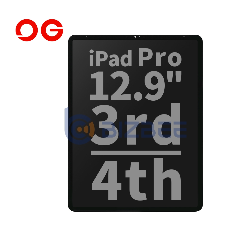 OG Display Assembly For iPad Pro 12.9" 3rd Generation/4th Generation (A2014/A1895/A1876/A2229/A2069/A2232/A2233) (Brand New OEM) (Black)