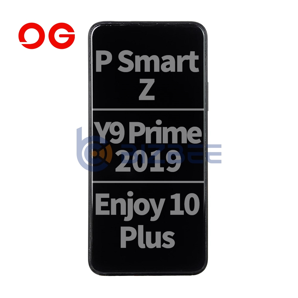 OG Display Assembly With Frame For Huawei P Smart Z/Y9 Prime 2019/Enjoy 10 Plus (OEM Material) (Black)