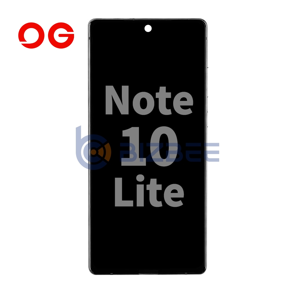 OG Display Assembly For Samsung Note 10 Lite (N770) (Refurbished) (Black)