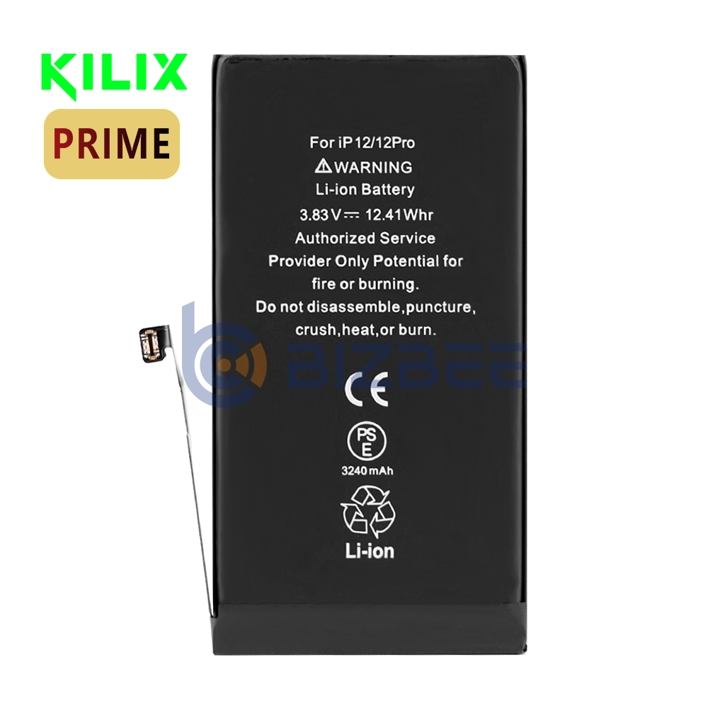 Kilix High Capacity Battery 3240mAh For iPhone 12/12 Pro (Prime)