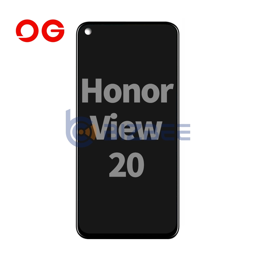 OG Display Assembly With Frame For Huawei Honor View 20 (Refurbished) (Phantom Blue)