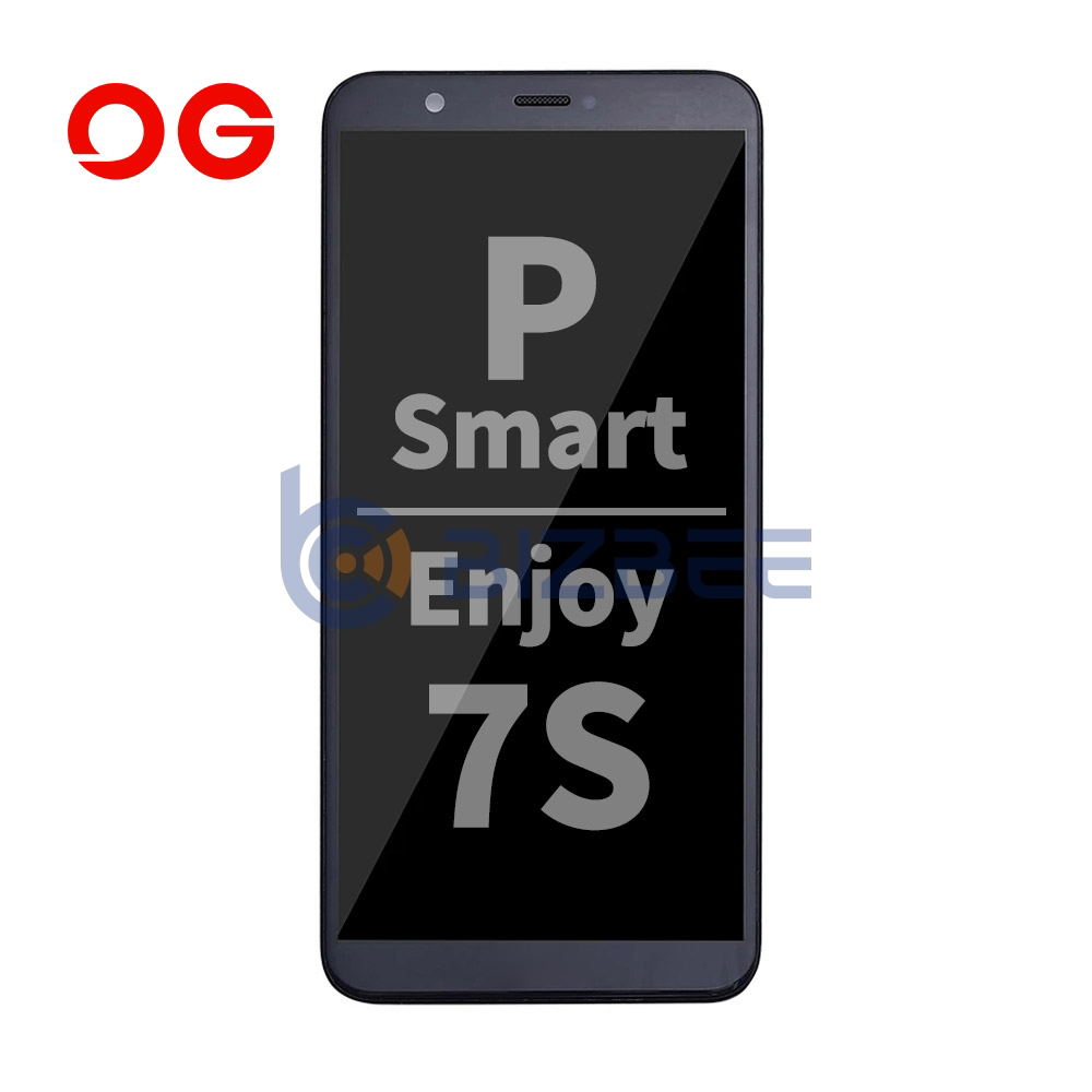 OG Display Assembly With Frame For Huawei P Smart/Enjoy 7S (OEM Material) (Black)